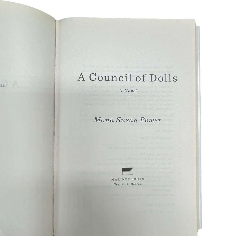 A Council of Dolls Mona Susan Power First Edition Hardcover 2023 Ex-Library